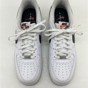 Nike Air Force  White and Black Sneakers